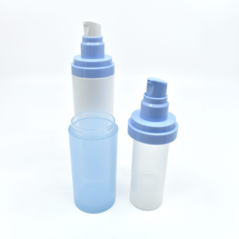 30ml refillable mono-material airless pump bottle, 50ml refillable mono-material airless pump bottle