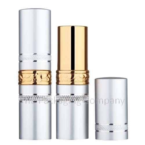 Aluminum Lipstick Case Ring Design; Custom Finish and Printing