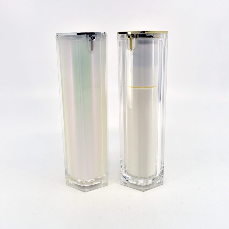 Airless Bottles Hexagon (30 & 40 ml); Custom Printing and Finish available