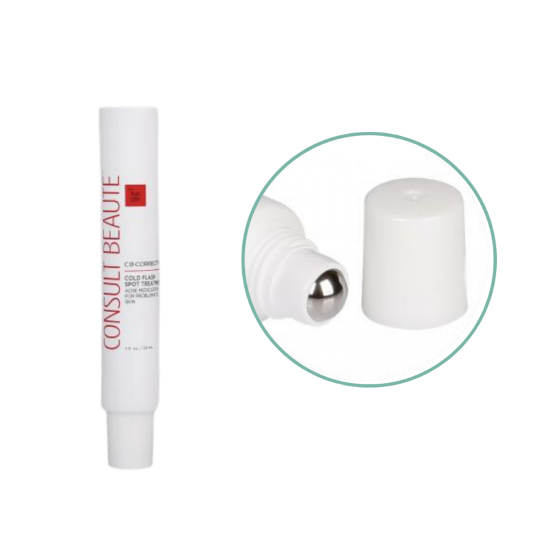 metal roller ball, custom cosmetic tube, stainless steel roller ball, twist cap, squeeze tube for skincare