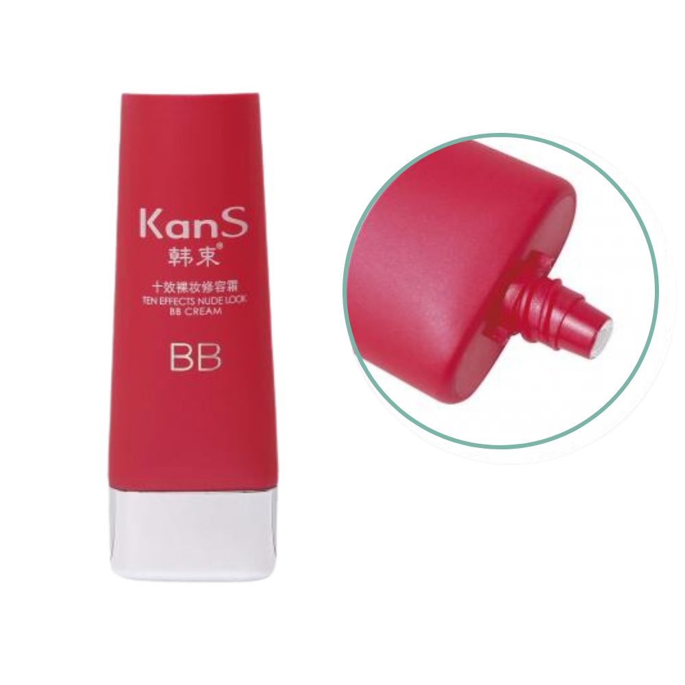 64TB-WRPE35Flat01 (3) PCR/PE Liquid Foundation Tube, Twist Cap, Flat Oval Cap, Squeeze Tube for Cosmetic and Skincare