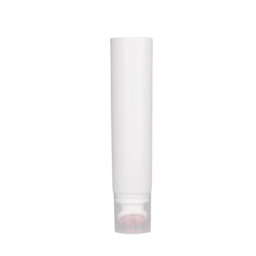 64TB-WRPE40XH01 foam applicator squeeze tube, custom cosmetic tube for cleanser, cleansing squeeze tube