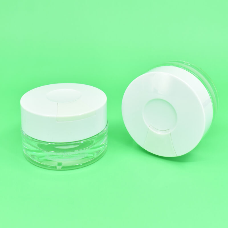 Acrylic Cream Jar with Spatula, Skincare Jar, Custom Jar for Skincare
