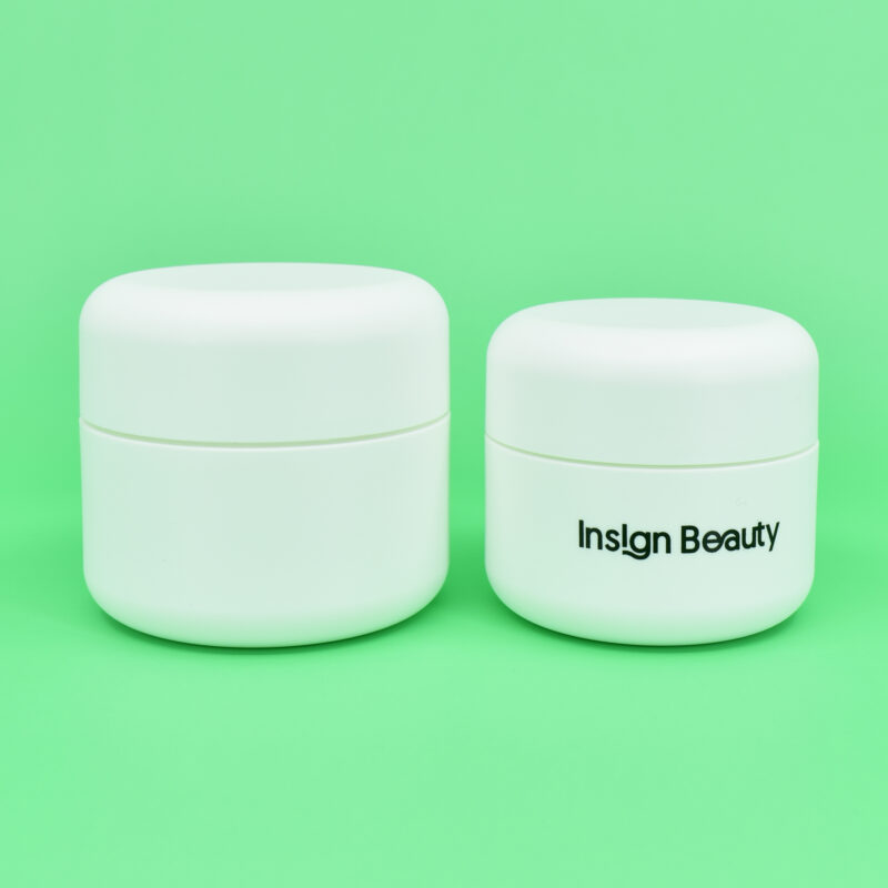 Dome Cream Jar, Custom Cosmetic Jar, Refillable Insert
