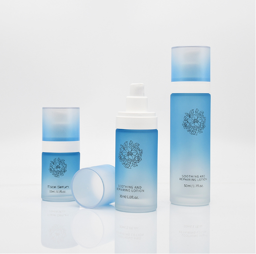 Refillable PET airless cosmetic bottles