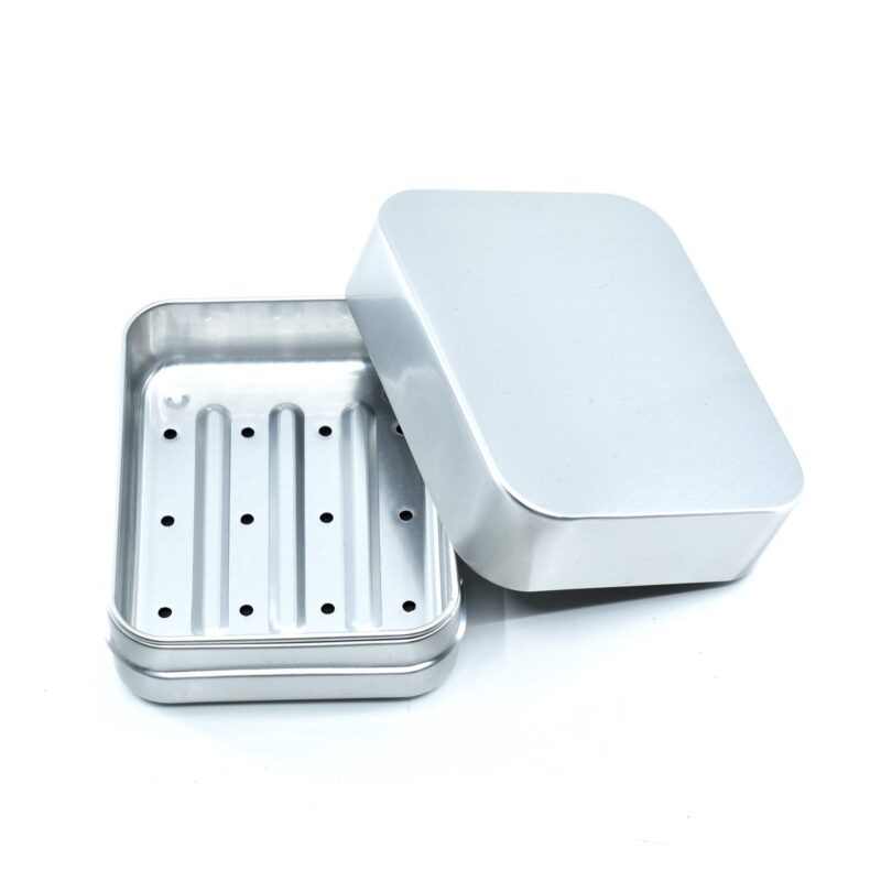 aluminum soap bar container