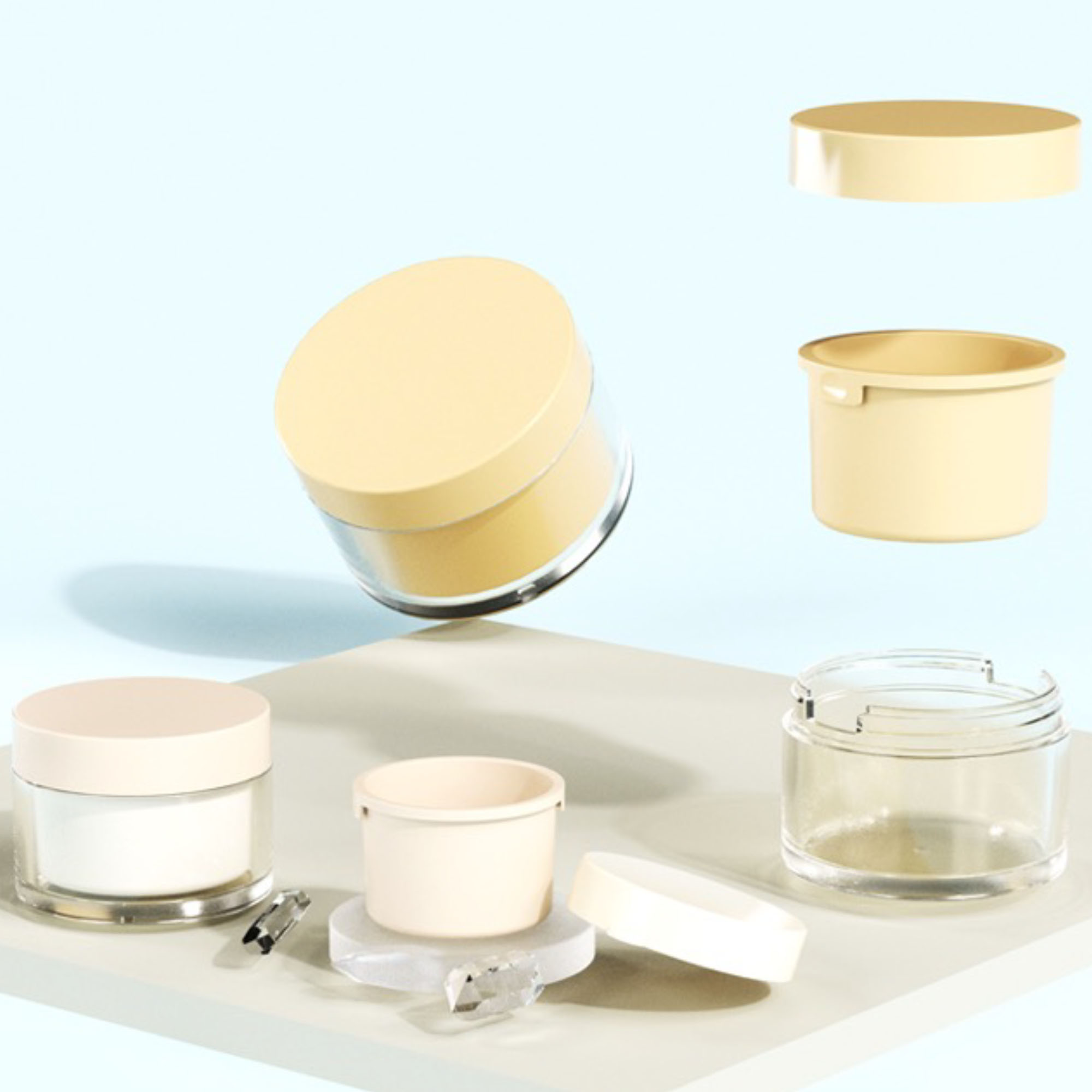 refillable jar Refillable PCR jars