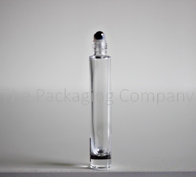 10 ml Square Body Roller Bottle; Custom Finish and Printing